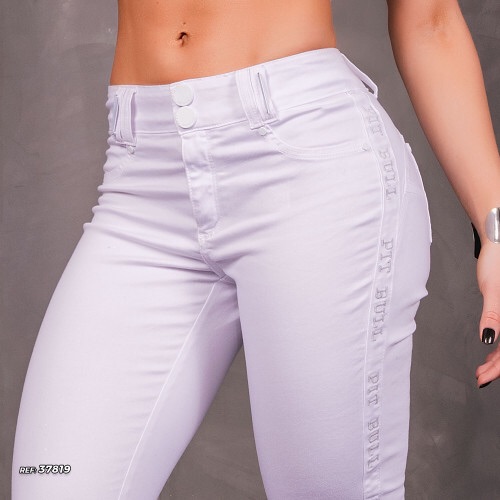 Calça Skinny Pit Bull - Branco (2)