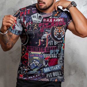 Camiseta Gola O Pit Bull - Estampada (2)