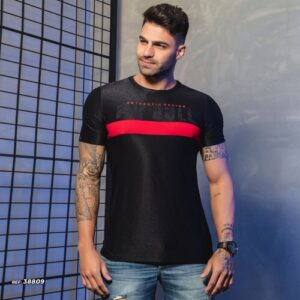 Camiseta Gola O Pit Bull - Preta