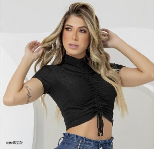 Cropped Franzido - Preto (2)