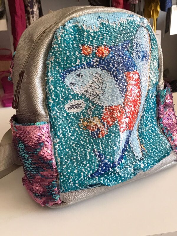 Mochila Infantil Tubarão Surfista